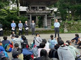 武蔵野児童のみなさま、利賀村へようこそ！